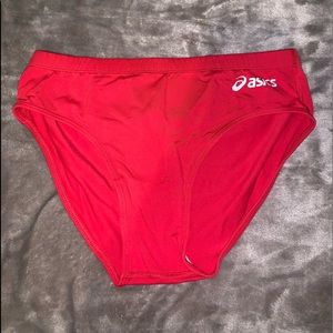 ASICS Red Racing Shorts